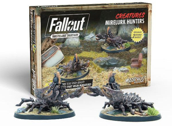 Fallout Wasteland Warfare Miniatures - Mirelurk Hunters