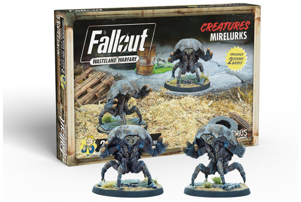 Fallout Wasteland Warfare Miniatures - Creatures Mirelurks