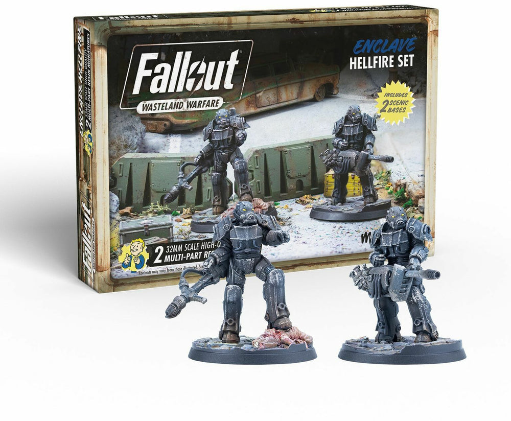 Fallout Wasteland Warfare Enclave Hellfire Set