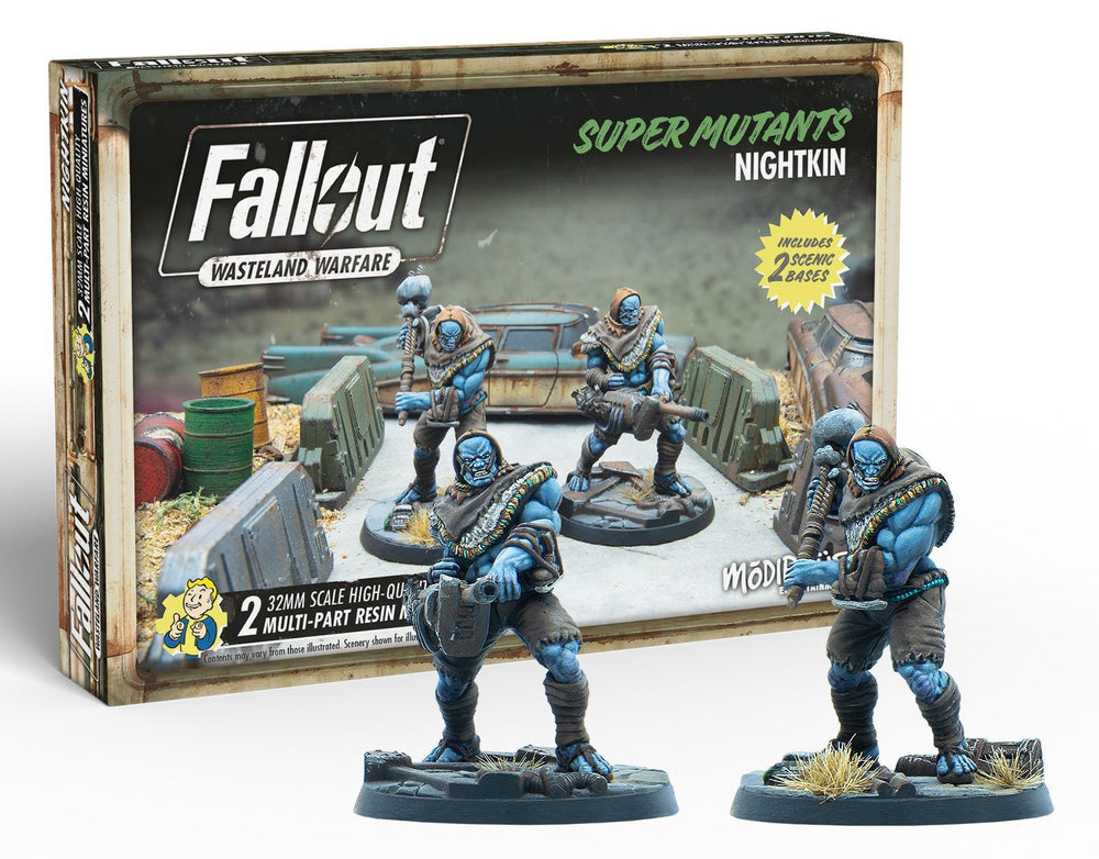 Fallout Wasteland Warfare Miniatures  - Super Mutant Nightkin