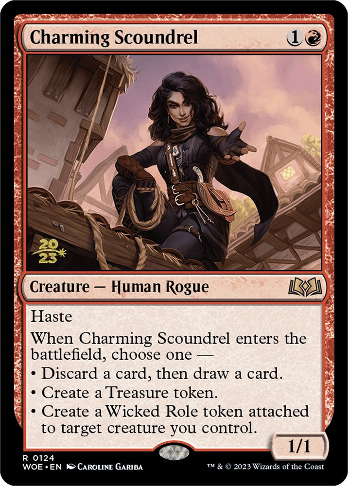 Charming Scoundrel [Wilds of Eldraine Prerelease Promos]