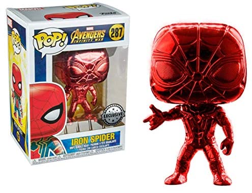 Iron Spider (Exclusive Red Chrome) #287 Avengers: Infinity War Pop! Vinyl