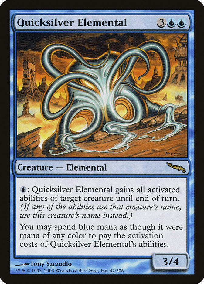 Quicksilver Elemental [Mirrodin]