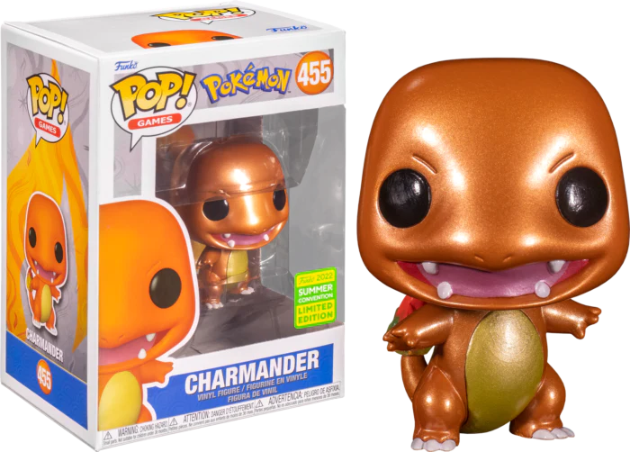 Charmander (2022 Summer Convention Exclusive) #455 Pokemon Funko Pop Vinyl!