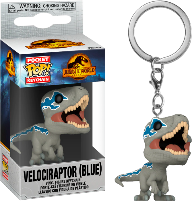 Velociraptor (Blue) - Jurassic World: Dominion - Pop! Vinyl Keychain