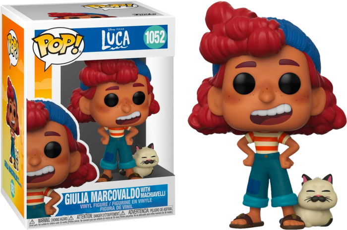 Giulia Marcovaldo with Machiavelli #1052 Luca Pop! Vinyl