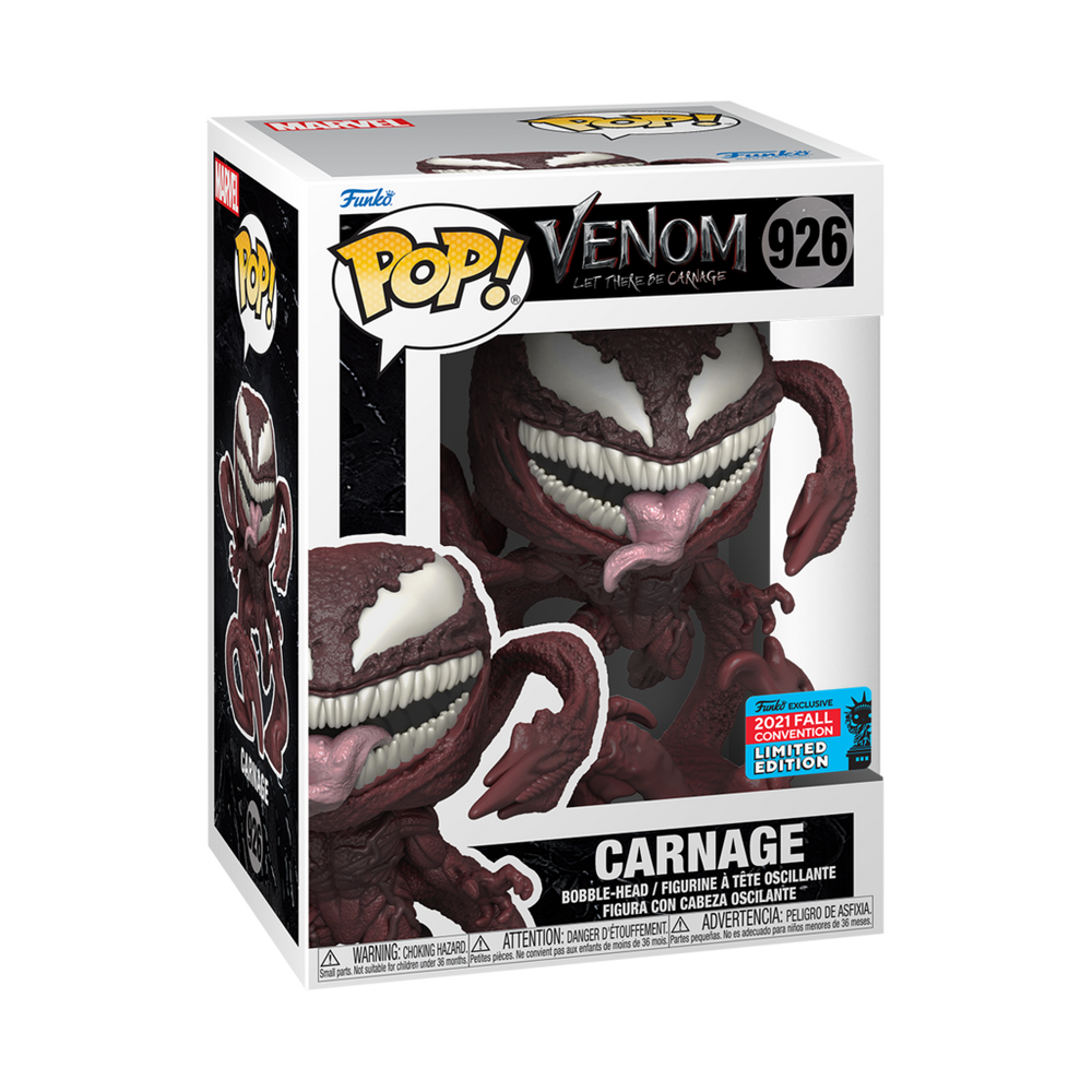 Carnage NYCC #926  Venom 2: Let There Be Carnage Pop! Vinyl