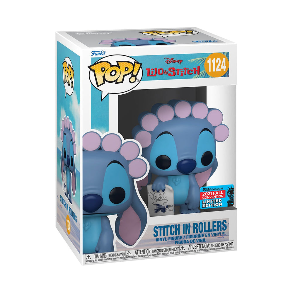 Stitch In Rollers (Fall 2021) #1124 Disney Lilo & Stitch Pop! Vinyl