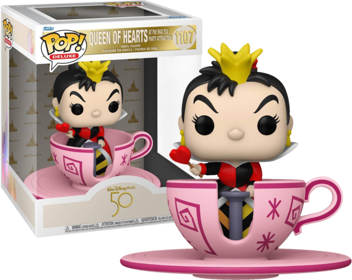 Queen of Hearts at the Mad Tea Party Attraction (Special Edition) #1107 Disney World Pop! Vinyl
