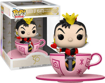 Queen of Hearts at the Mad Tea Party Attraction (Special Edition) #1107 Disney World Pop! Vinyl