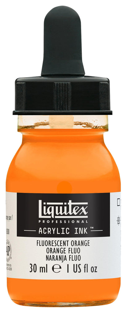 Liquitex Acrylic Ink Fluorescent Orange