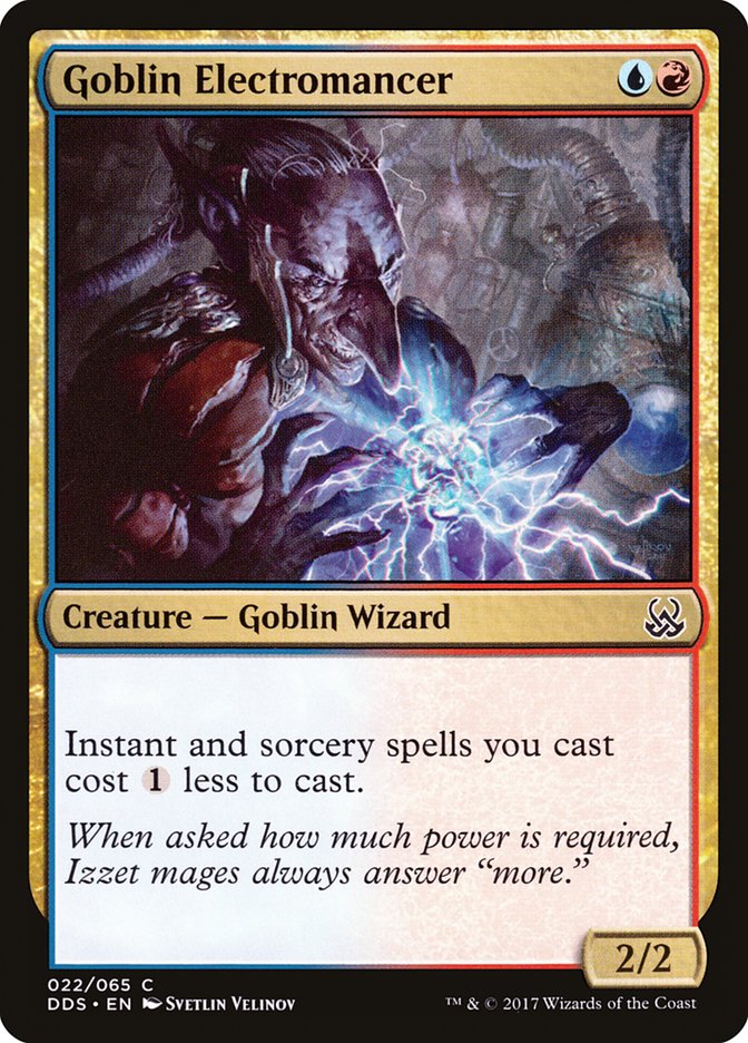 Goblin Electromancer [Duel Decks: Mind vs. Might]