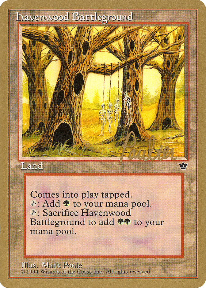 Havenwood Battleground (Preston Poulter) [Pro Tour Collector Set]