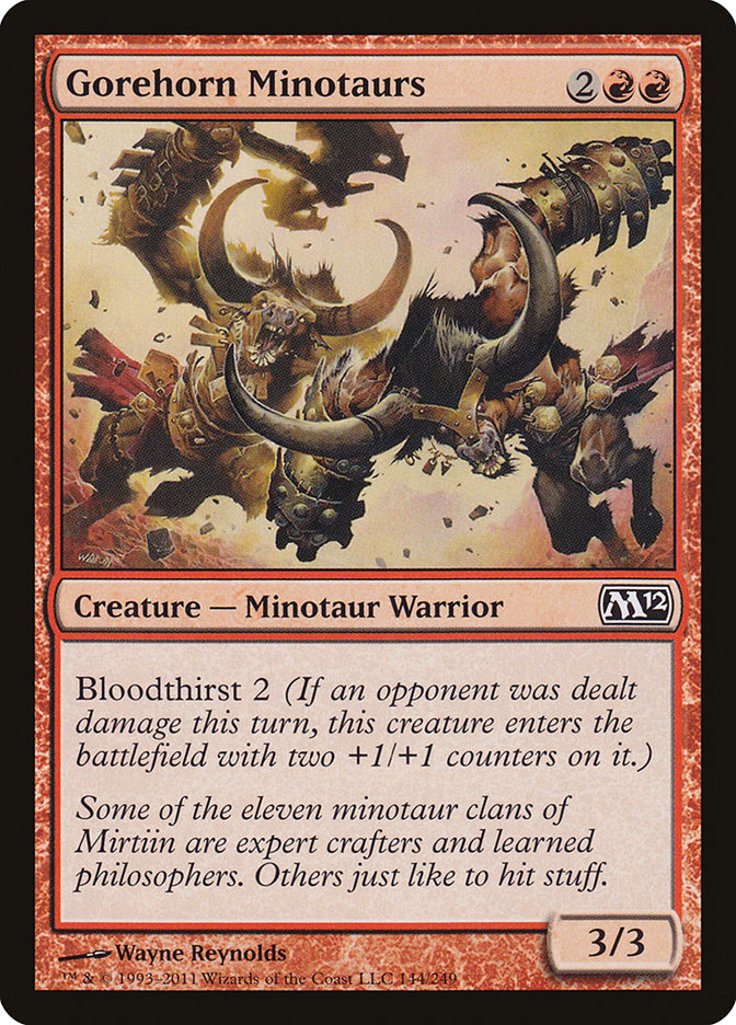 Gorehorn Minotaurs [Magic 2012]