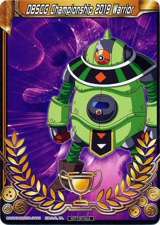 DBSCG Championship 2019 Warrior (Merit Card) - Universe 3 "Mosco" [3]