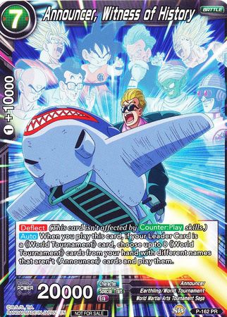 Announcer, Witness of History (Power Booster) [P-162]