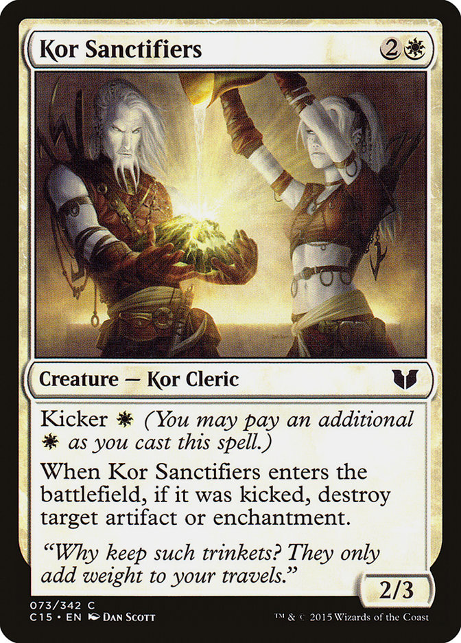 Kor Sanctifiers [Commander 2015]