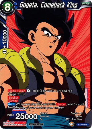 Gogeta, Comeback King (Broly Pack Vol. 3) [P-109]