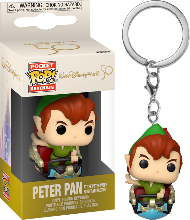 Peter Pan (At the Peter Pan's Flight Attraction) - Walt Disney World Pop! Keychain