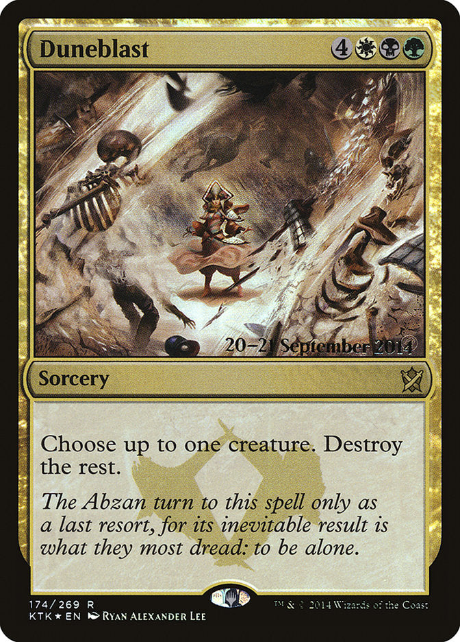 Duneblast [Khans of Tarkir Prerelease Promos]