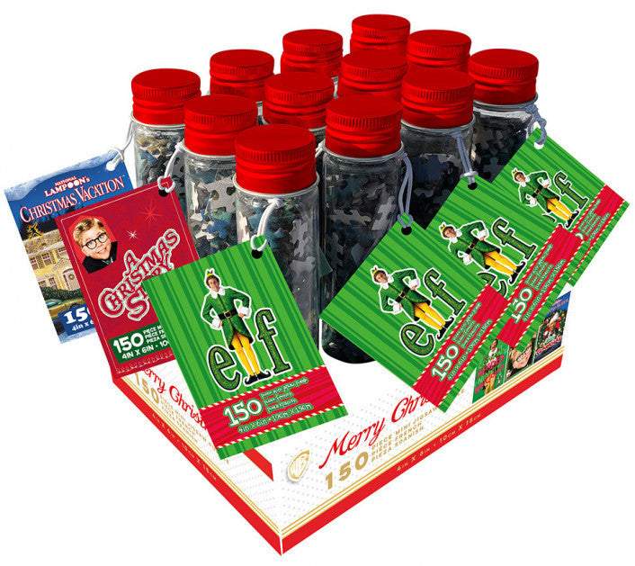Aquarius Puzzle Novelty Christmas Puzzle Tube Counter Display Puzzle 150 pieces (CDU of 12)