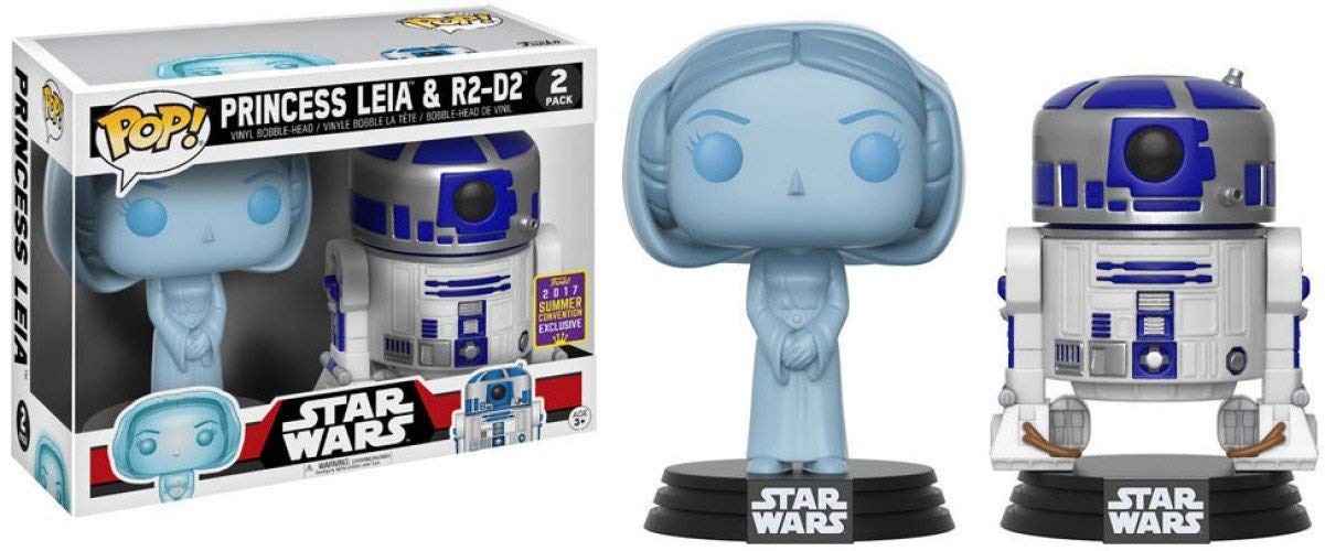 Princess Leia & R2-D2 (2017 Summer Convention Exclusive) 2 Pack Pop! Vinyl