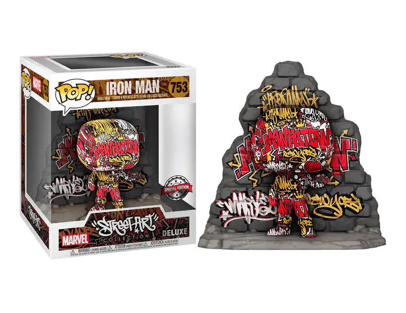 Iron Man #753 Street Art Collection Deluxe Pop! Vinyl