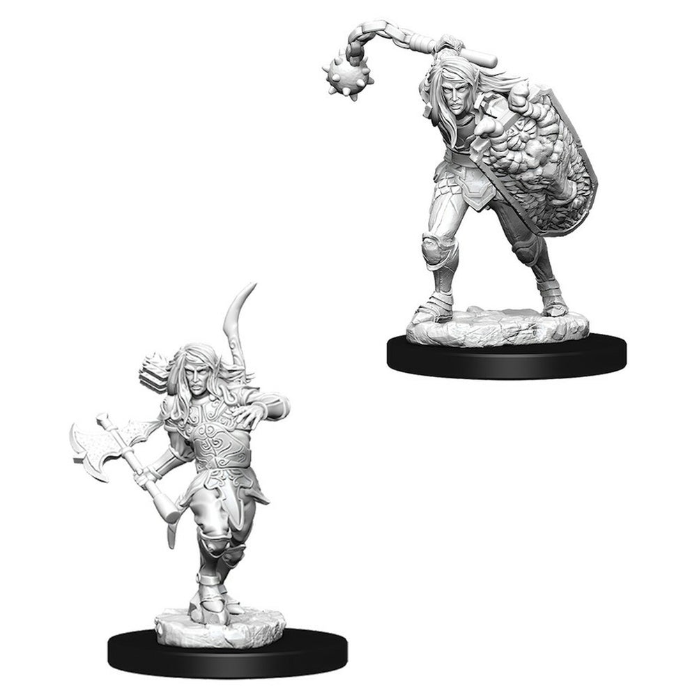 Pathfinder Deep Cuts Unpainted Miniatures Male Elf Fighter