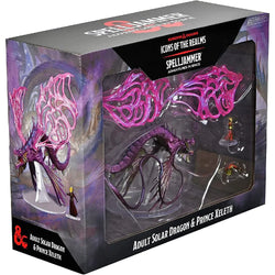 D&D Icons of the Realms Spelljammer Adventures in Space Adult Solar Dragon & Prince Xeleth