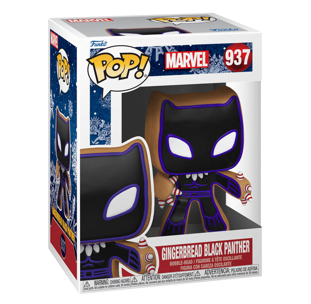 Gingerbread Black Panther #937 Marvel Funko Pop! Vinyl