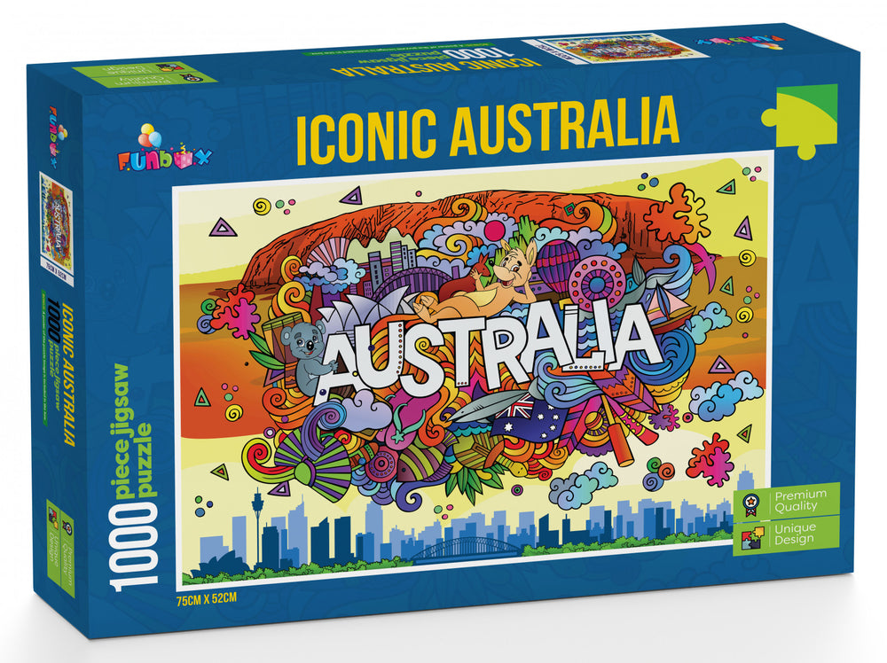 Funbox Puzzle Iconic Australia Puzzle 1000 pieces