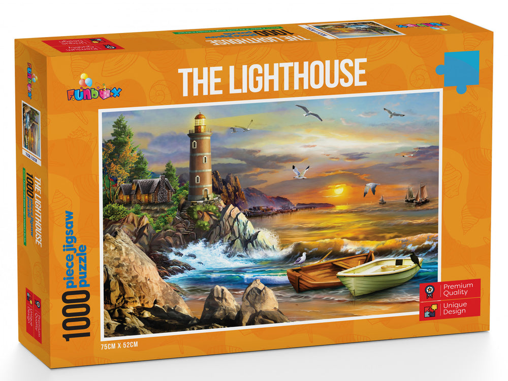 Funbox Puzzle Perfect Places the Lighthouse Puzzle 1000 pieces
