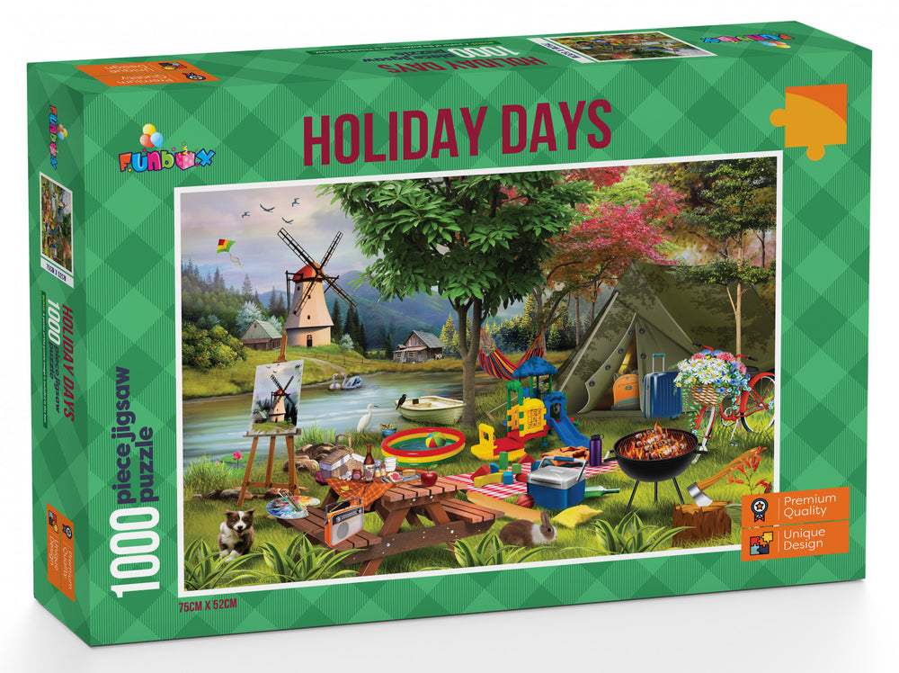 Funbox Puzzle Holiday Days Camping Puzzle 1000 pieces