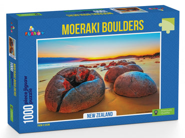 Funbox Puzzle Moeraki Boulders New Zealand Puzzle 1000 pieces
