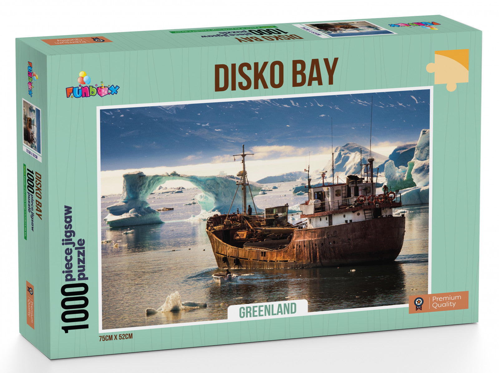 Funbox Puzzle Disko Bay Greenland Puzzle 1000 pieces