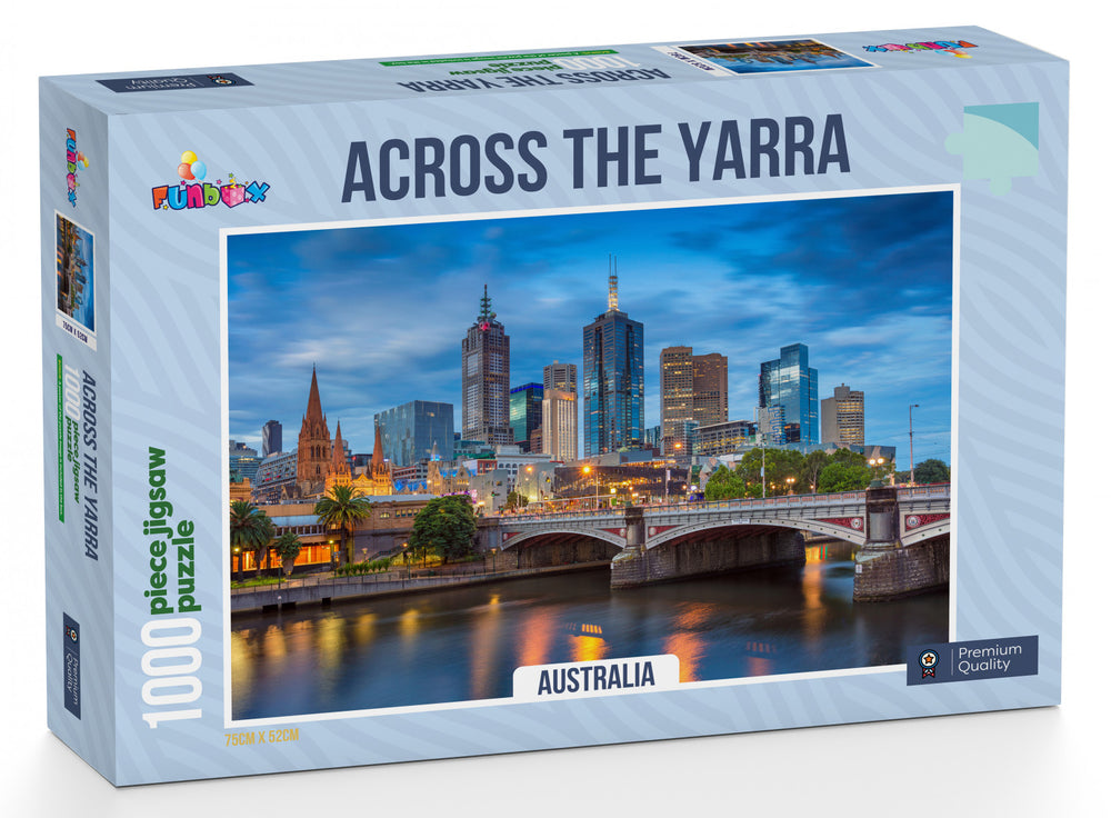 Funbox Puzzle Across the Yarra Australia Puzzle 1000 pieces
