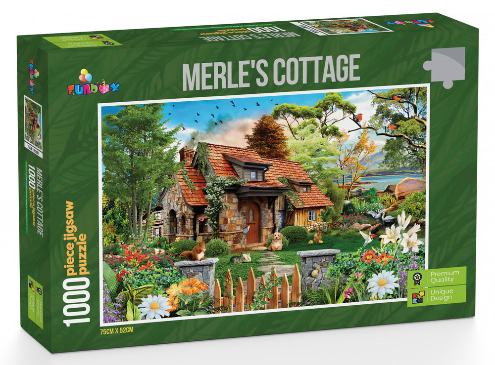 Funbox Puzzle Merles Cottage Puzzle 1000 pieces
