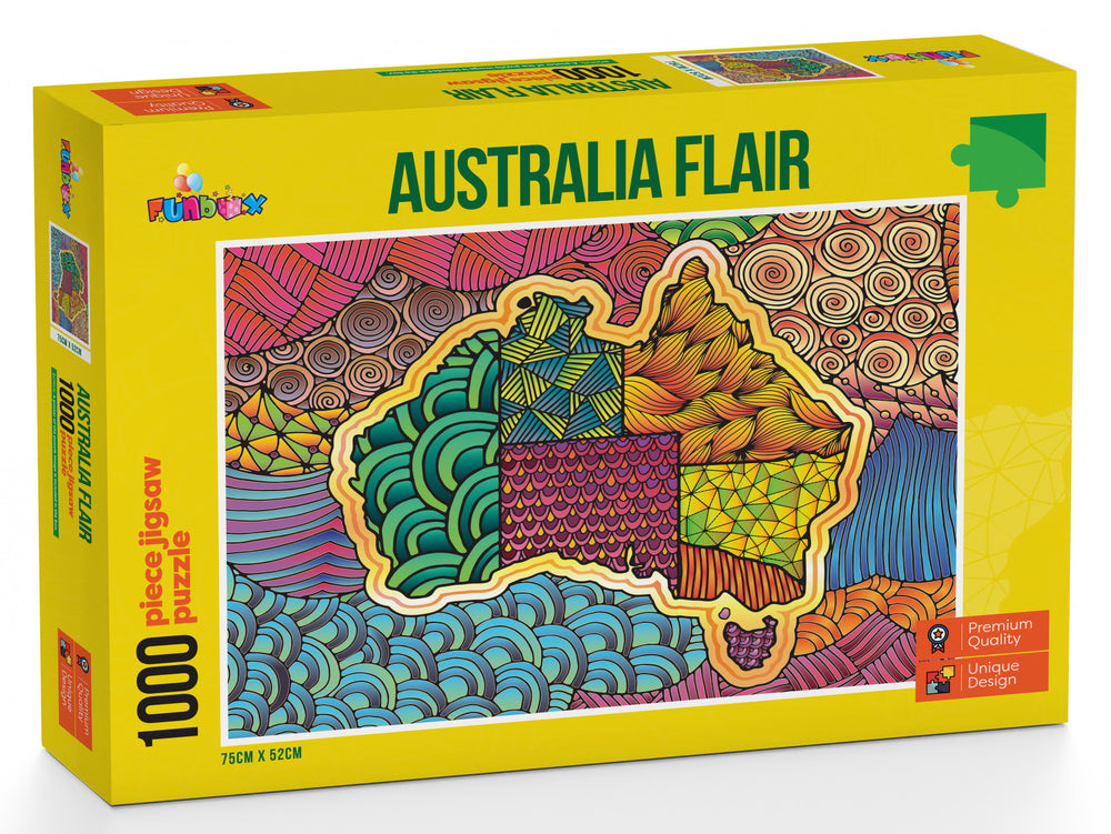 Funbox Puzzle Australia Flair Puzzle 1000 pieces