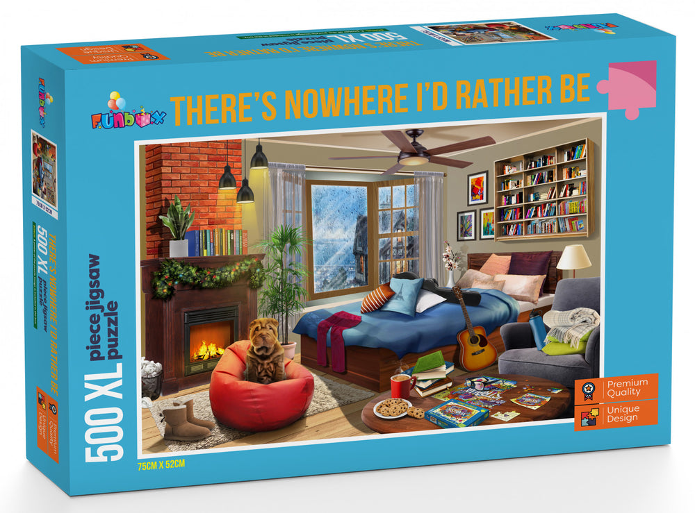 Funbox Puzzle Theres Nowhere I'd Rather Be Puzzle 500 XL pieces