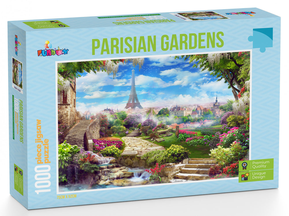 Funbox Puzzle Parisian Gardens Puzzle 1000 pieces