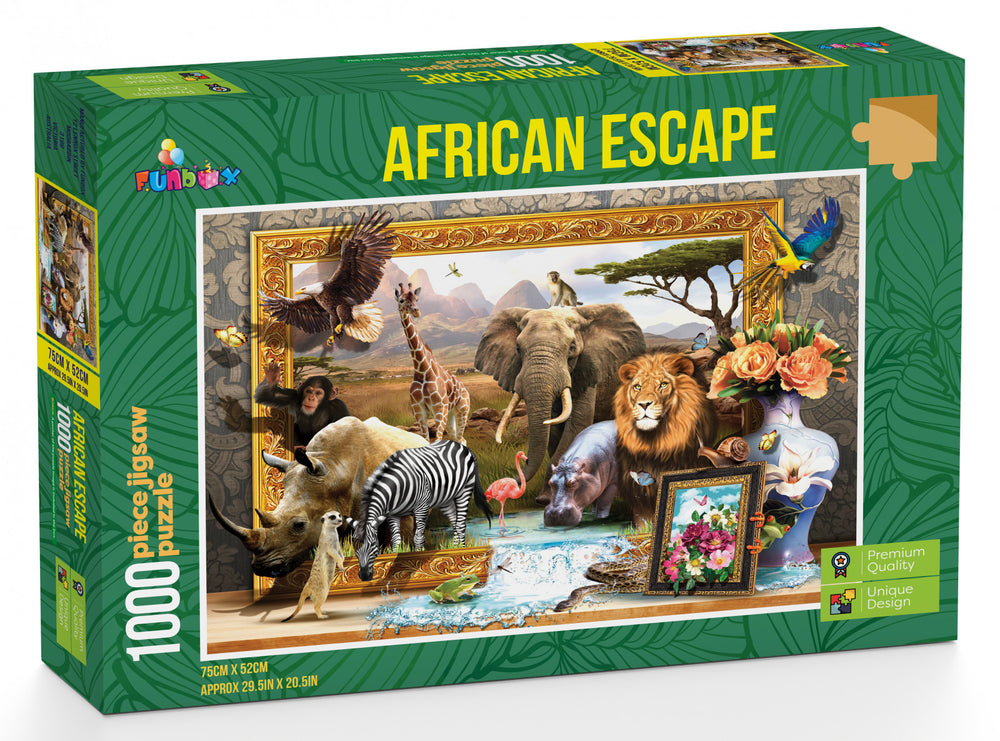 Funbox Puzzle African Escape Puzzle 1000 pieces