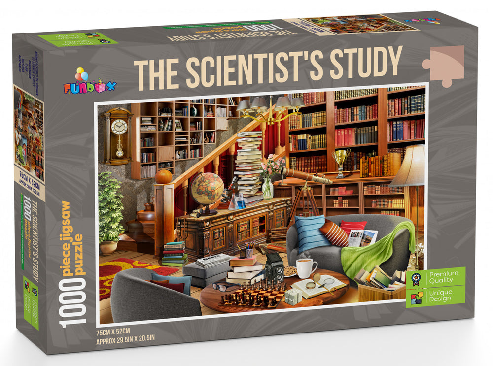 Funbox Puzzle The Scientists Study Puzzle 1000 pieces