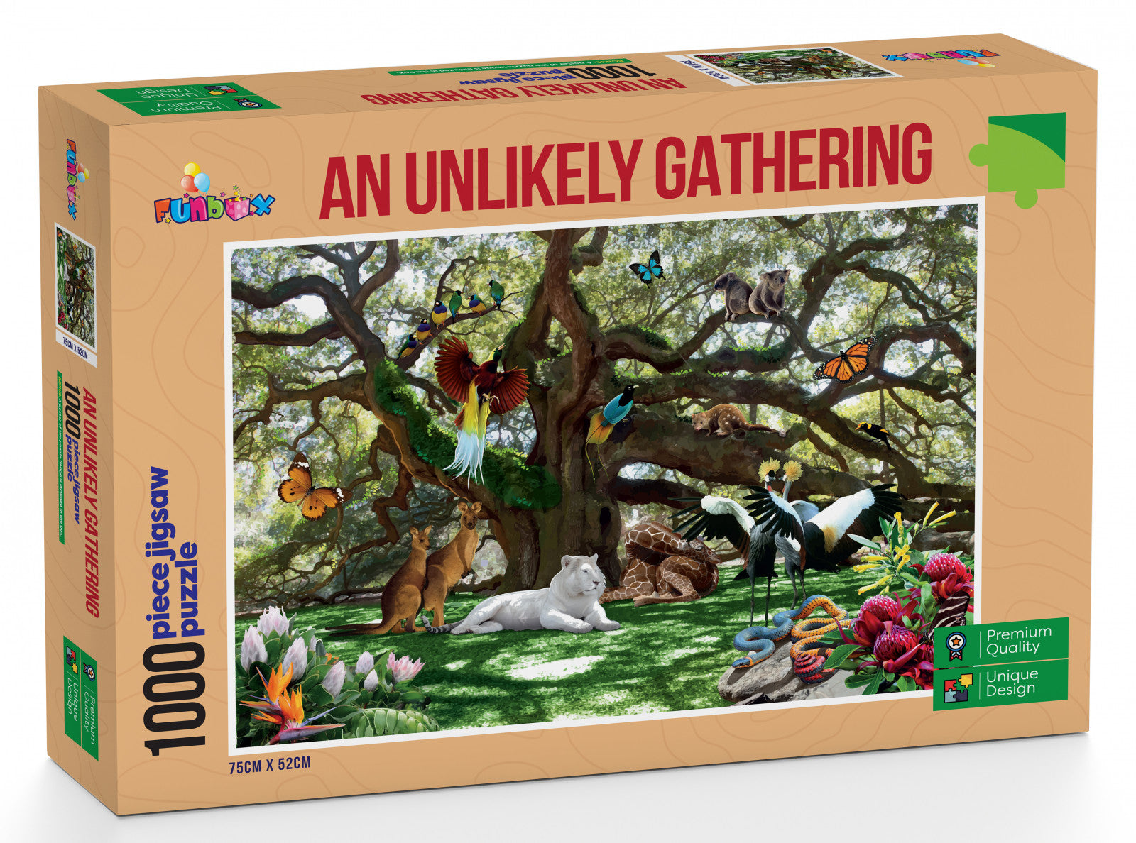Funbox Puzzle An Unlikely Gathering Puzzle 1000 pieces