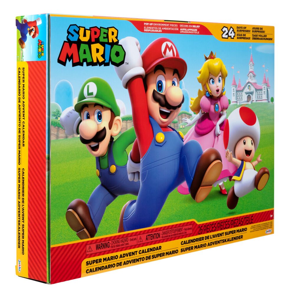 Super Mario 24 Days Of Surprises Figures Advent Calendar
