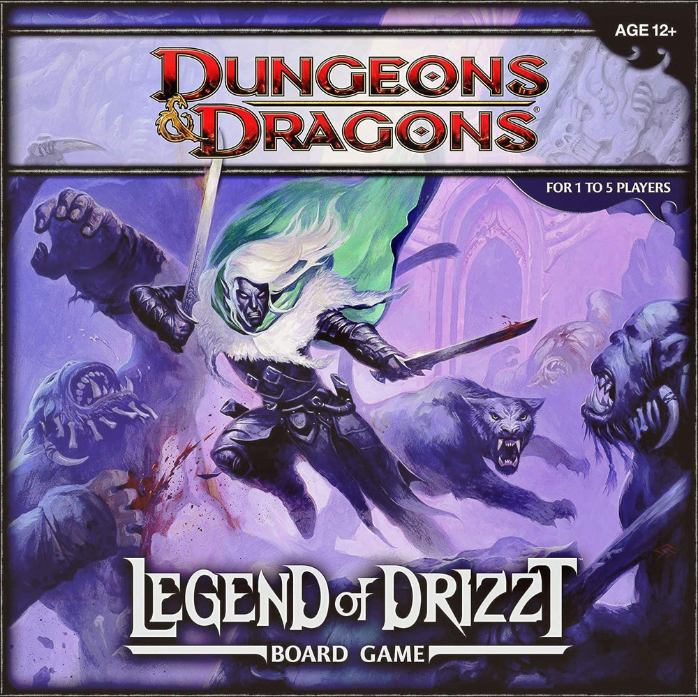 D&D Dungeons & Dragons Legend of Drizzt Board Game