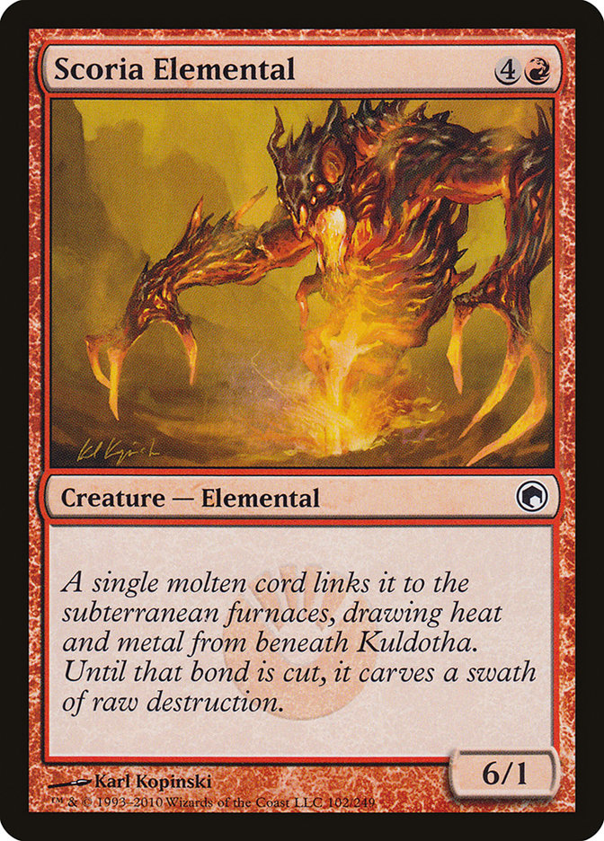 Scoria Elemental [Scars of Mirrodin]