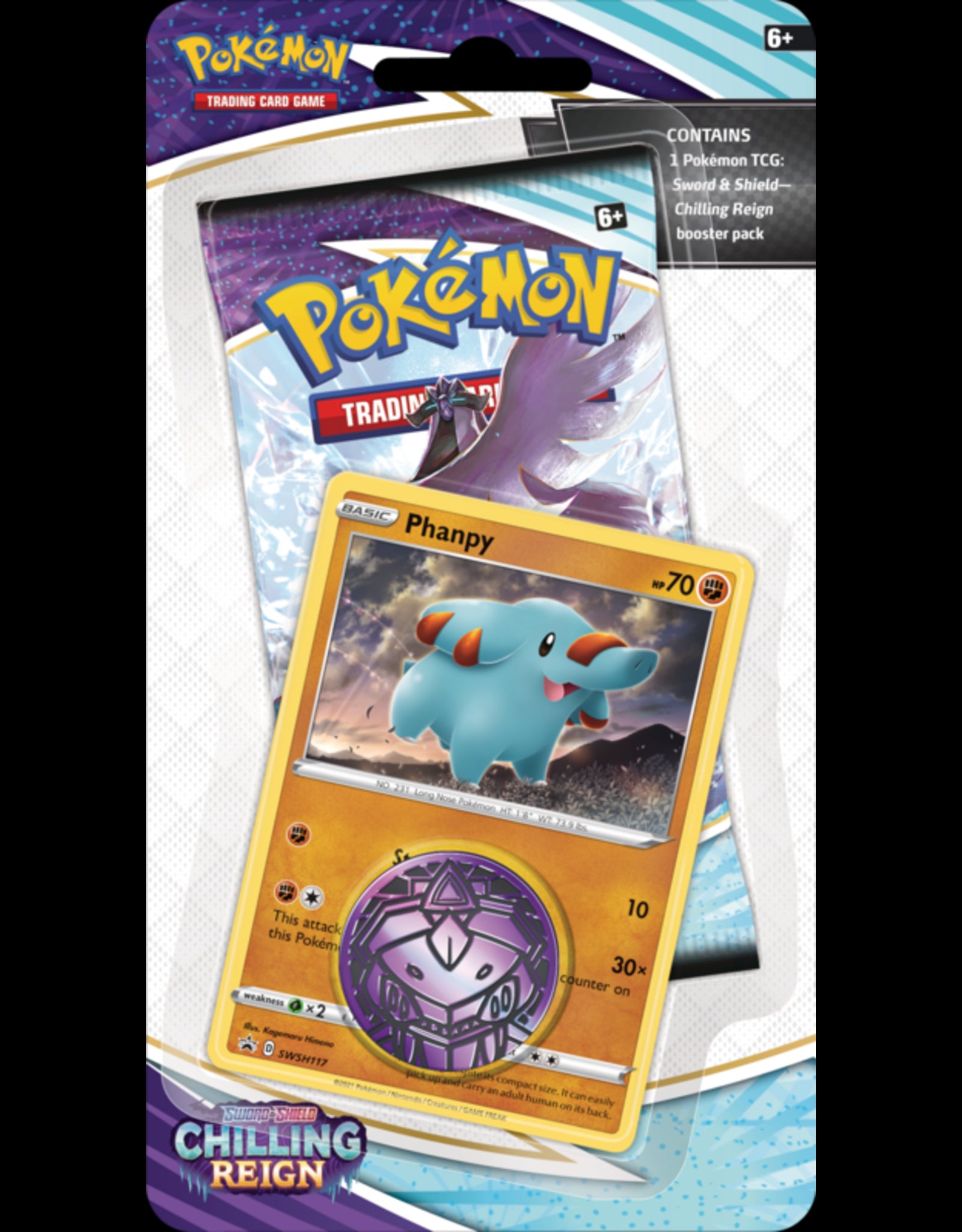 Sword & Shield: Chilling Reign - Single Pack Blister (Phanpy)