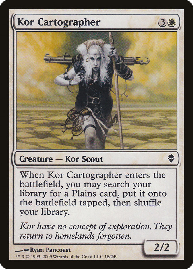 Kor Cartographer [Zendikar]