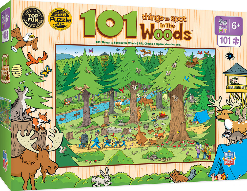 Masterpieces Puzzle 101 Things to Spot in the Woods Puzzle 101 pieces