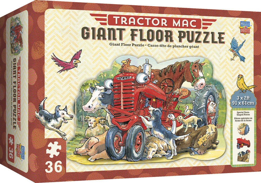 Masterpieces Puzzle Floor Tractor Mac Puzzle 36 pieces